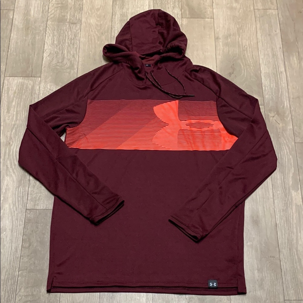 Mens Under‎ Armour Fitted Lightweight Athletic Performance Sweatshirt Hoodie